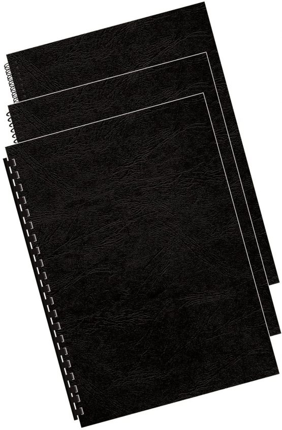 Fellowes - 5374 - Grain Leather Covers Pack of 10 - Image 3