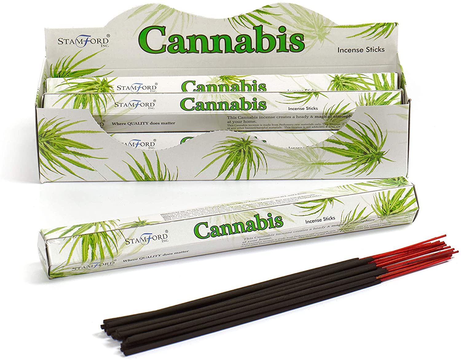 Stamford Cannabis Incense, 20 Sticks x 6 Packs BigaMart