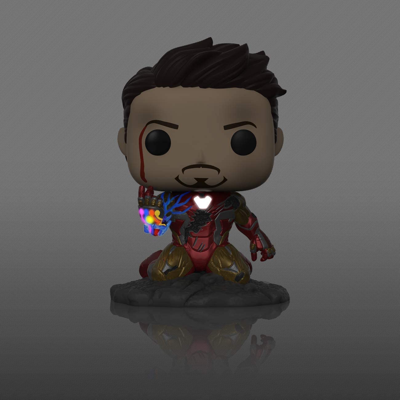 Funko POP! Marvel: Marvel Avengers Endgame, I Am Iron Man, Metallic, Glow In the Dark, Collectable Vinyl Figure, Gift Idea - Image 2