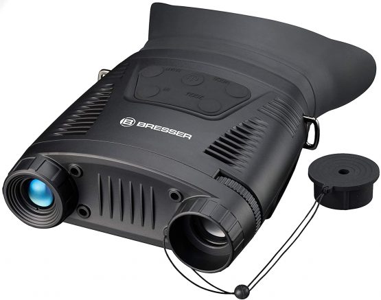 Bresser 1877491 Night Vision Digital NV Binoculars, 3x 130 m Range, Integrated Infrared Lighting and Recording Function - Image 2