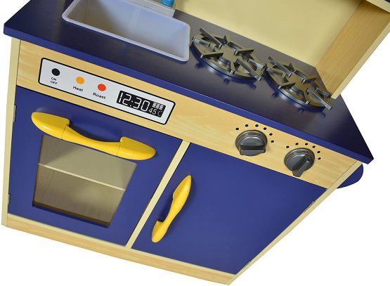 Teamson Kids Navy Deluxe Kitchen TD-11412B - Image 4