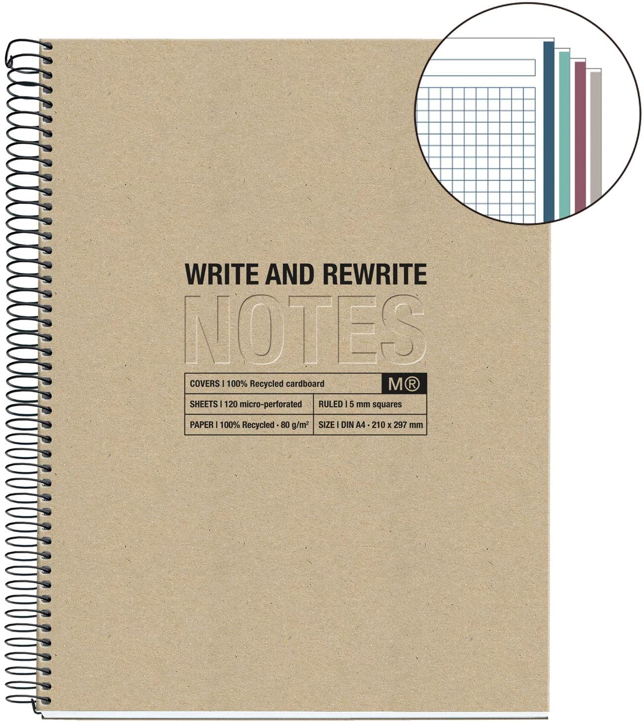 MIQUELRIUS Notebook Grid A5 Craft - Image 2