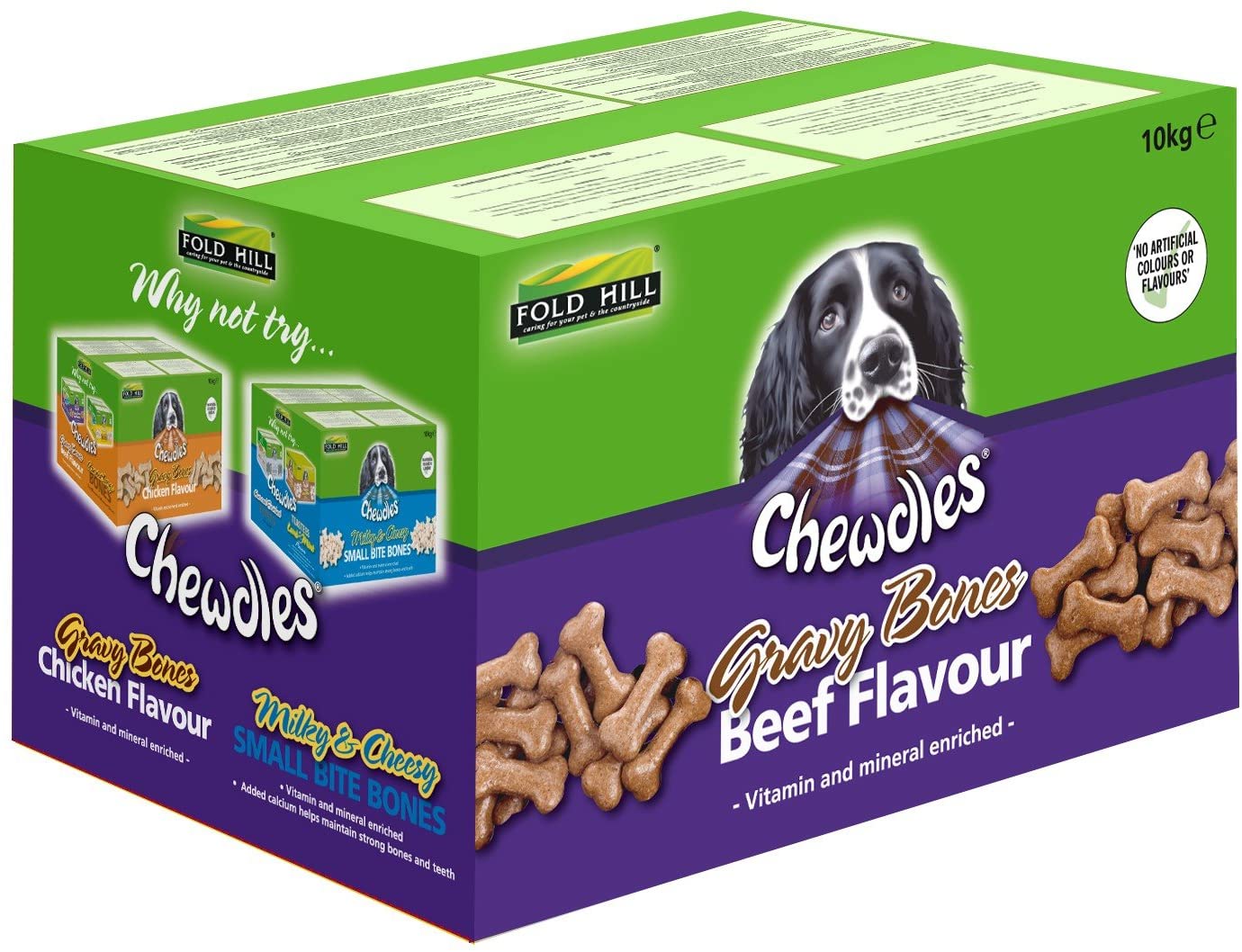 Chewdles Gravy Bones Dog Treats, Beef, 10 kg BigaMart