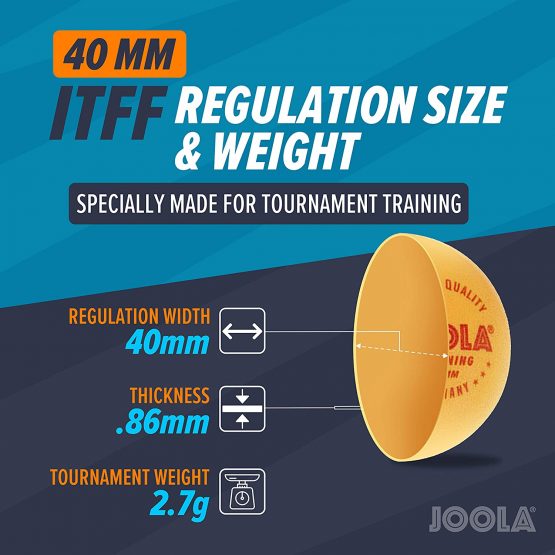 Joola Training Table Tennis Balls (Pack of 12) - Image 3