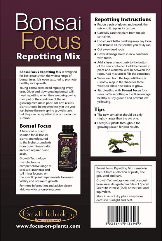 Bonsai Focus Repotting Mix 2 Litre - Image 2