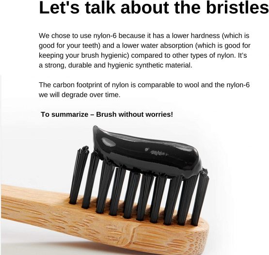 The Humble Co. Bamboo Toothbrush Family Pack (5-p) | Soft Bristles | Biodegradable, Eco-Friendly, Vegan for Your Everyday Oral Care, Dentist Approved - Image 4