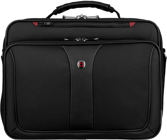 Wenger 600647 Legacy 16" Laptop Briefcase, Checkpoint-friendly padded compartment with Lockable zippers in Black {11 Litres} - Image 3