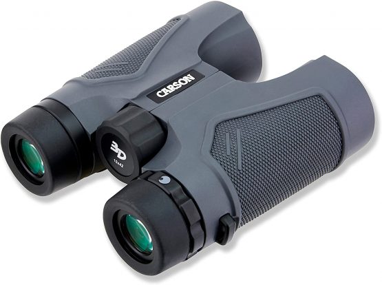Carson TD-042 10x42 3D Series HD Binoculars , Grey - Image 3