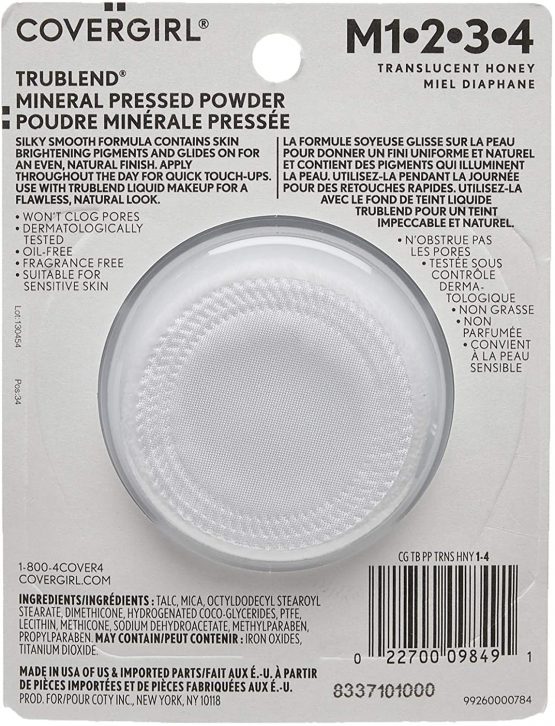 COVERGIRL truBlend Pressed Blendable Powder,Translucent Honey .39 oz (11 g) - Image 3