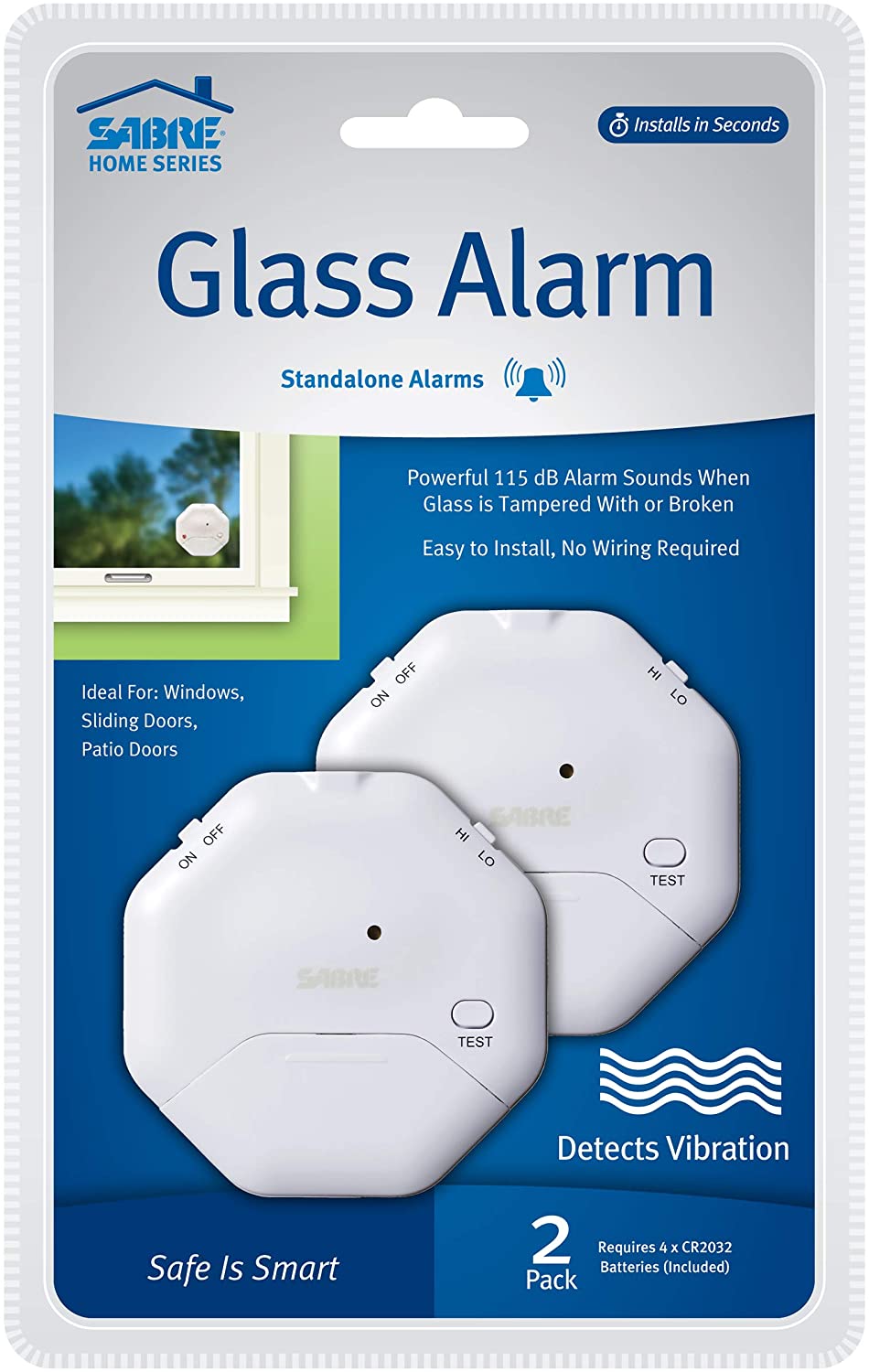 Sabre Hs-Ga2-UKLoud 115 Db Wireless Home Security Burglar Alarm - Image 4