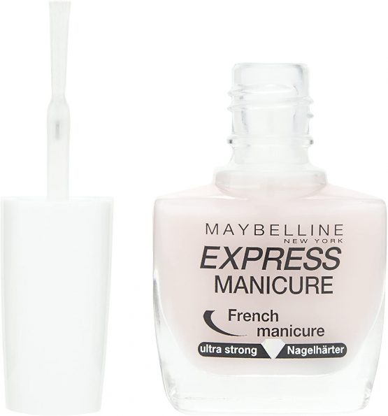 Maybelline New York Make Up Nail Polish Expressman Icure Nail Polish French Manicure Pink Nail Hardener for Natural French Look Hair Nails, 1 X 10 ml - Image 2