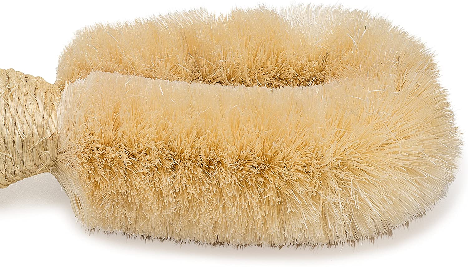 GranNaturals Bath & Shower Dry Skin and Body Sisal Brush, Brown - Image 2