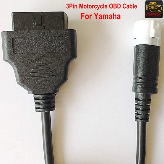 OTKEFDI Motorbike 3pin OBD Diagnostic Cable for Yamahaaa Motorcycle K-line Models - Image 2