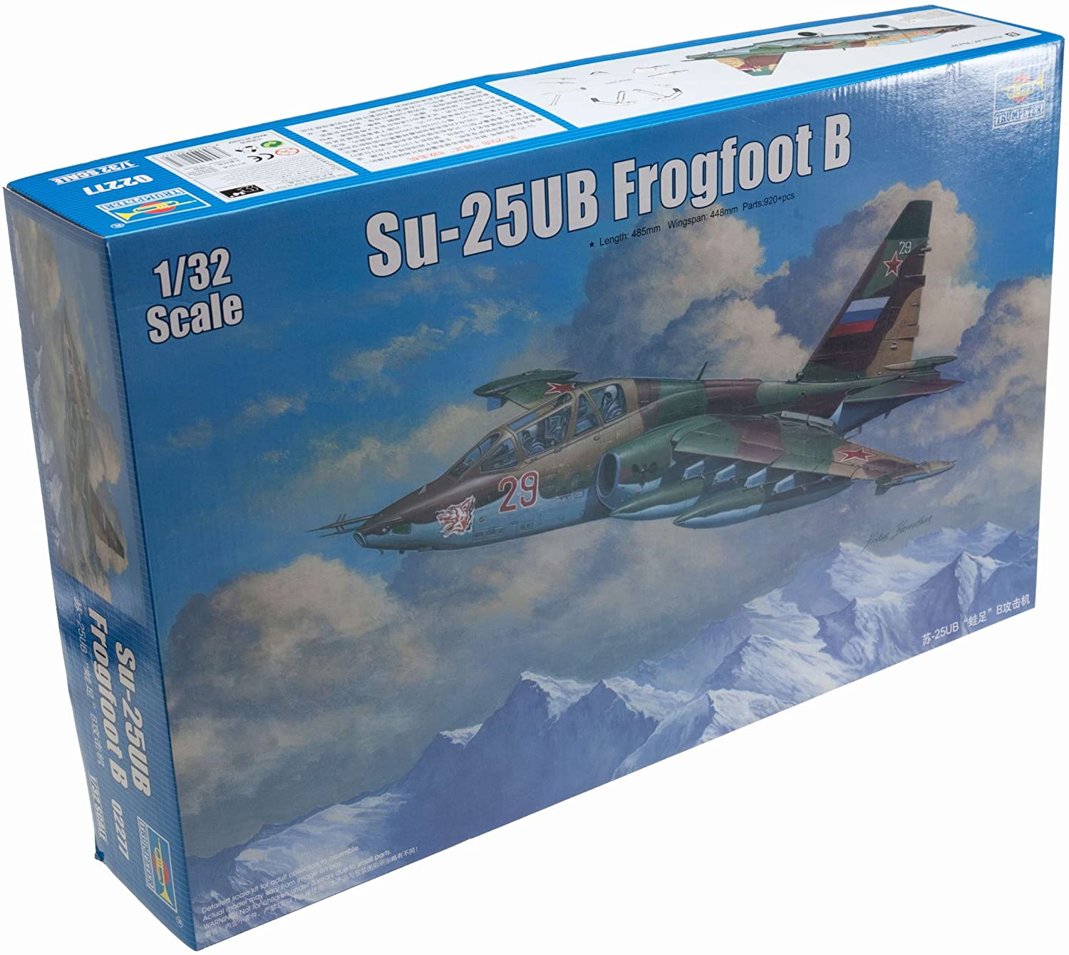 Trumpeter 1: 32 - Sukhoi SU-25UB Frogfoot B, Various, Mittel