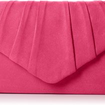 SwankySwans Women's Iggy Suede Velvet Envelope Party Prom Clutch Bag Clutch