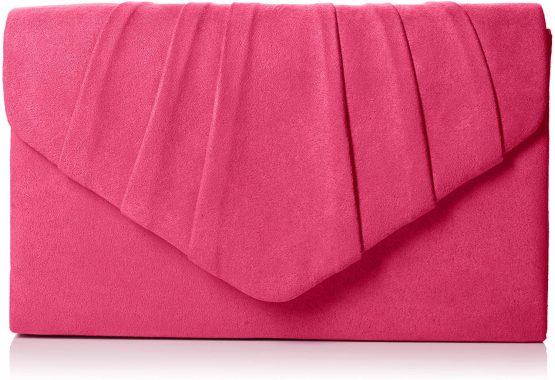 SwankySwans Women's Iggy Suede Velvet Envelope Party Prom Clutch Bag Clutch