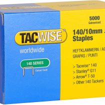 Tacwise 342 140 Series 10mm Heavy Duty Staples for Staple Gun (5000 Pieces)