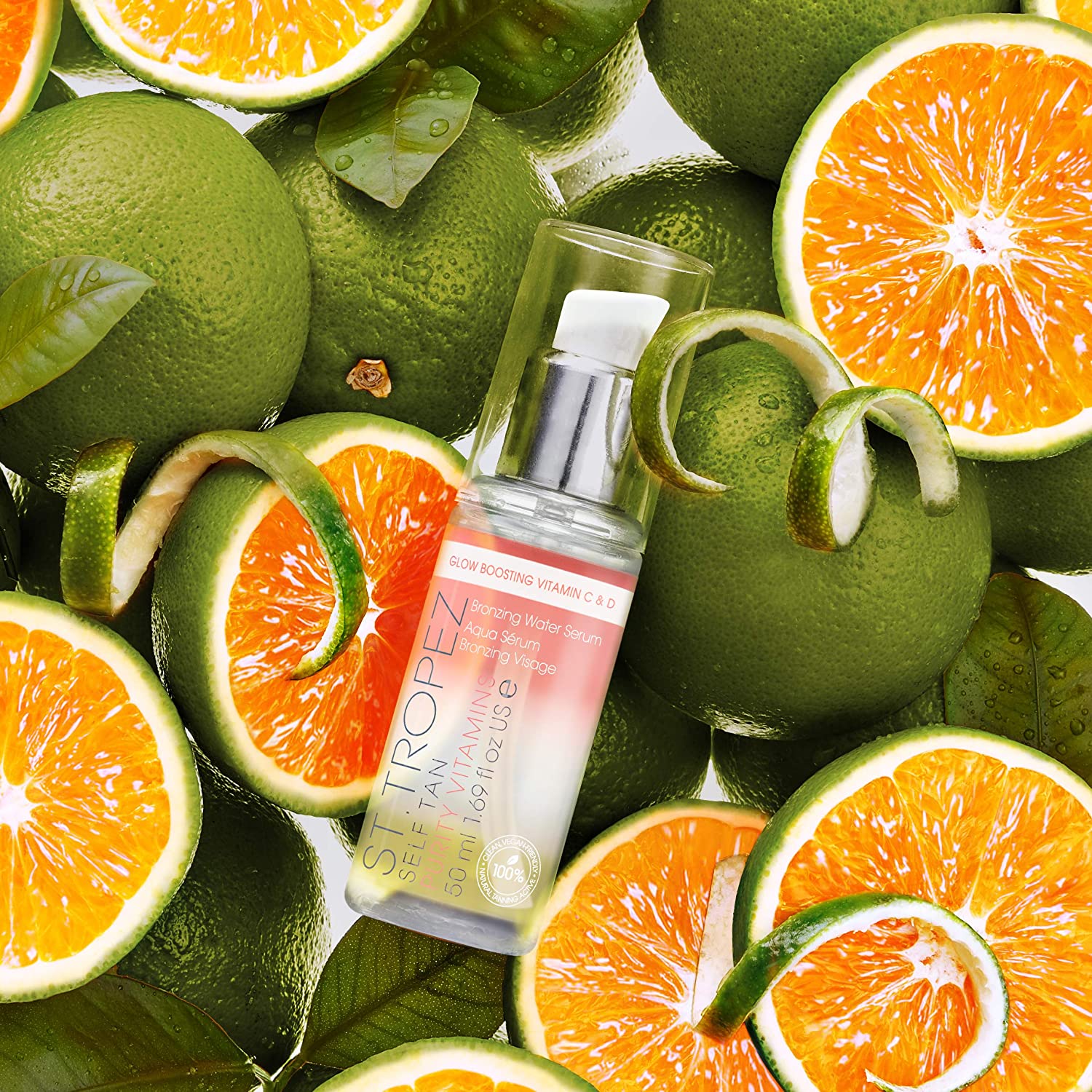 St.Tropez Self Tan Purity Vitamins Face Serum, Natural Sunkissed Glow Face Tan, Vitamin C & D, Vegan - Image 4