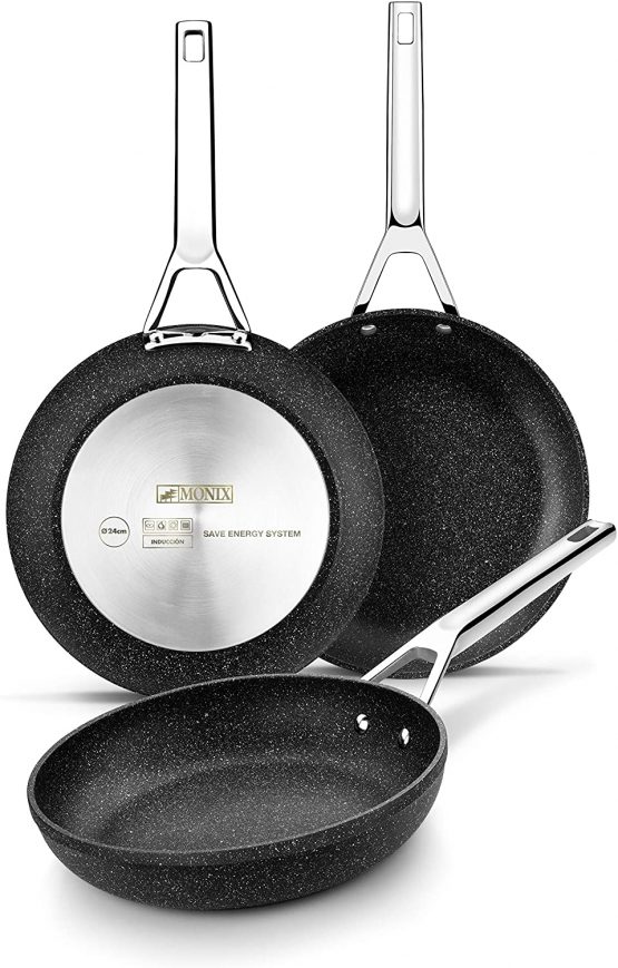 Monix Mineral Forged Aluminium Non-Stick Frying Pan, 24 cm - Image 4