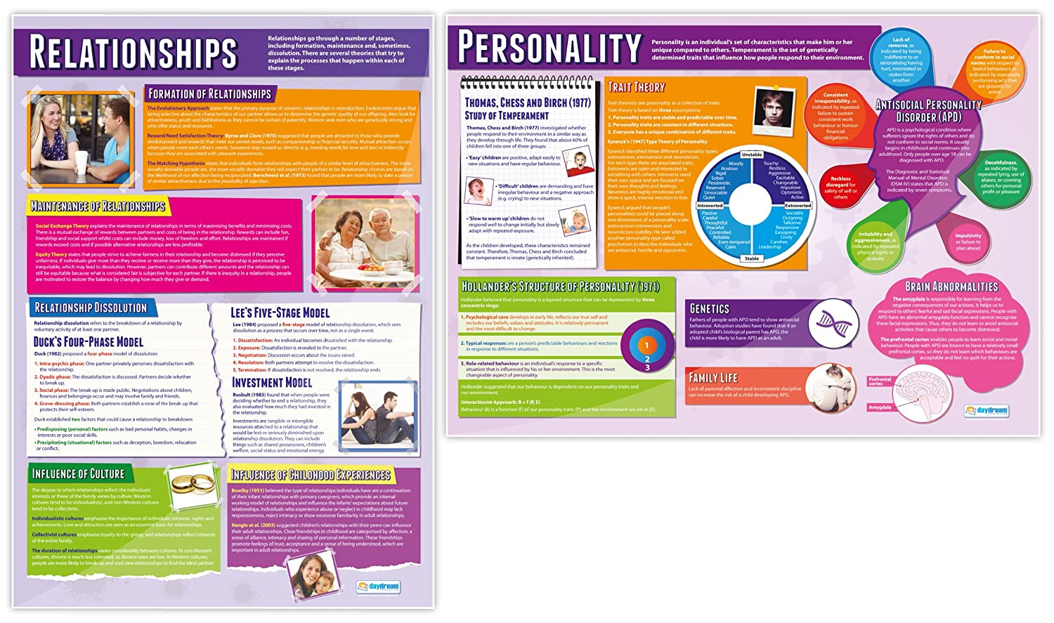 Daydream Education Psychology in Action Posters, Set of 6, Laminated, EXTRA LARGE, A1 (850mm x 594mm) - Image 4