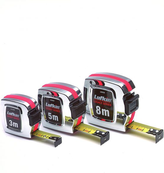 Lufkin L912CM 3m/13mm Legacy Series Tape Measure, with Impact Resistant Chrome-Plated ABS Housing, Silver/Orange, 3m / 13mm - Image 4