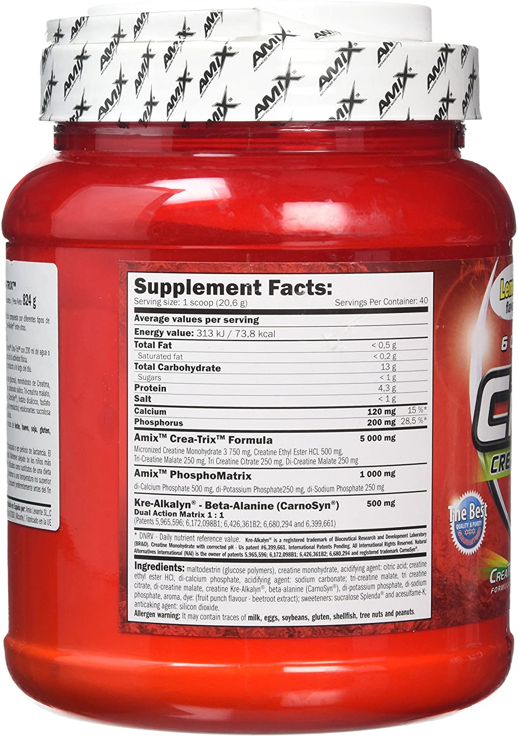 Amix, Crea-Trix, Dietary Supplement, Increases Endurance and Strength, Easily Digestible, Complete Cellular Hydration - Image 4