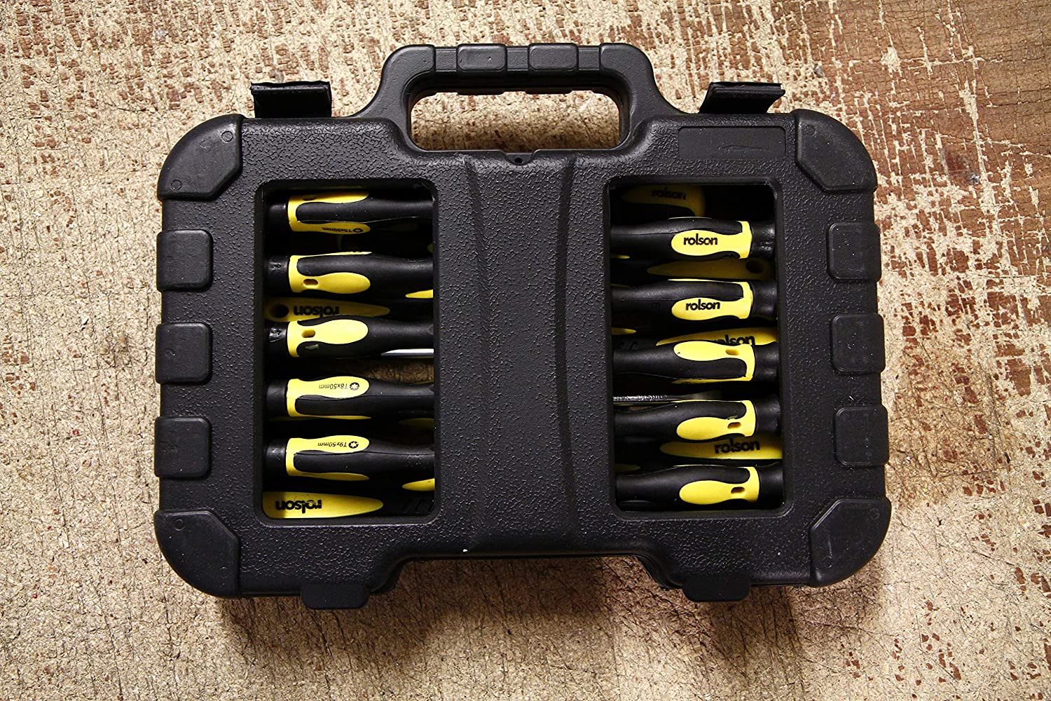 Rolson 28882 58 pc Screwdriver Set, Black, 58 Pieces - Image 4
