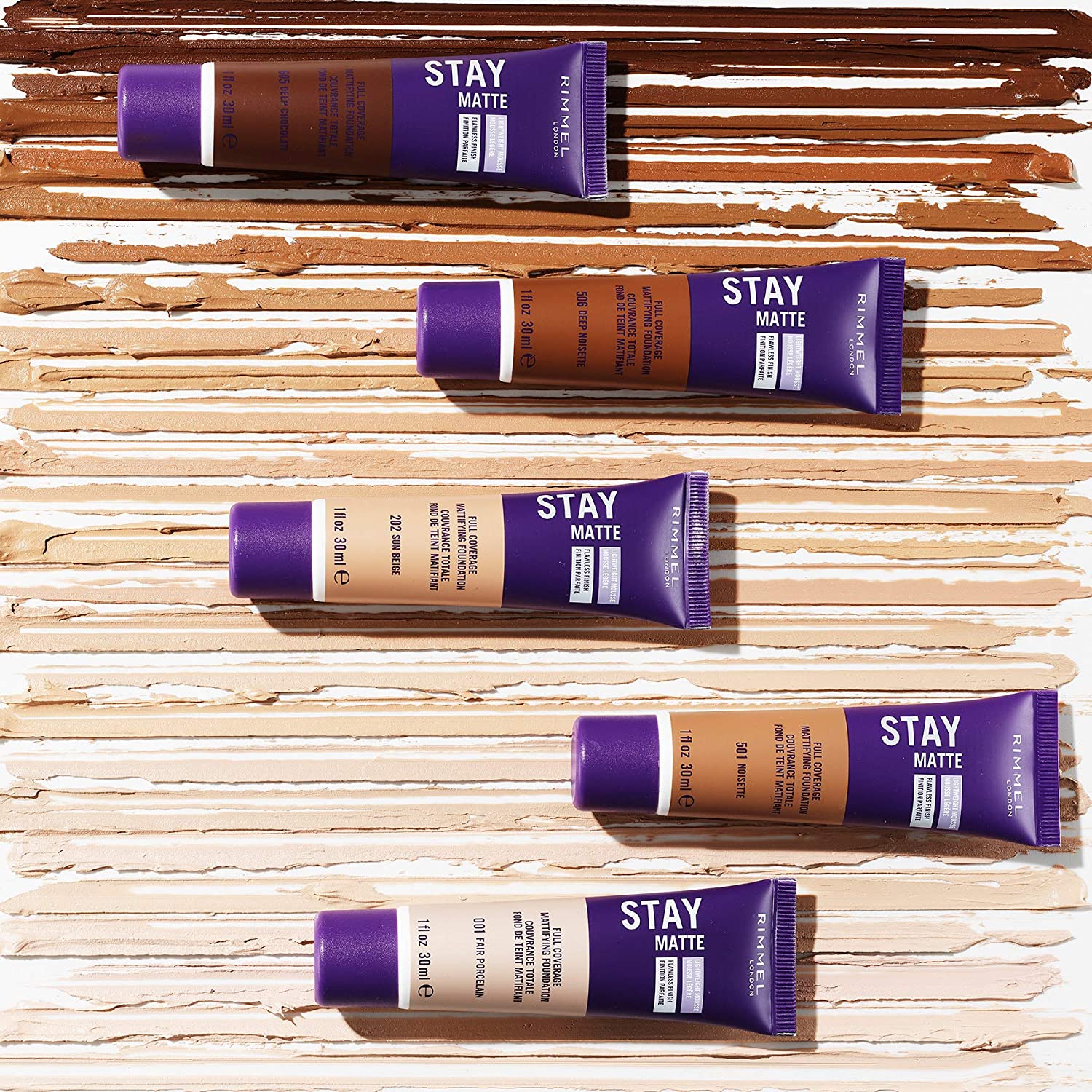 Stay Matte Lightweight Mousse Foundation - 091 Light Ivory by Rimmel London for Women - 1 oz Foundation, 30 ml (Pack of 1) - Image 4