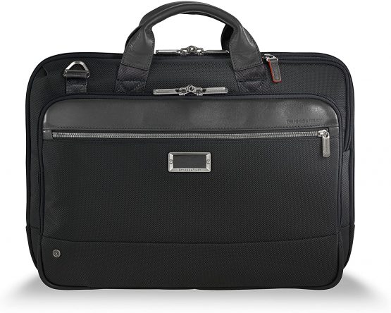 Briggs & Riley Unisex @Work Slim Brief Briefcase