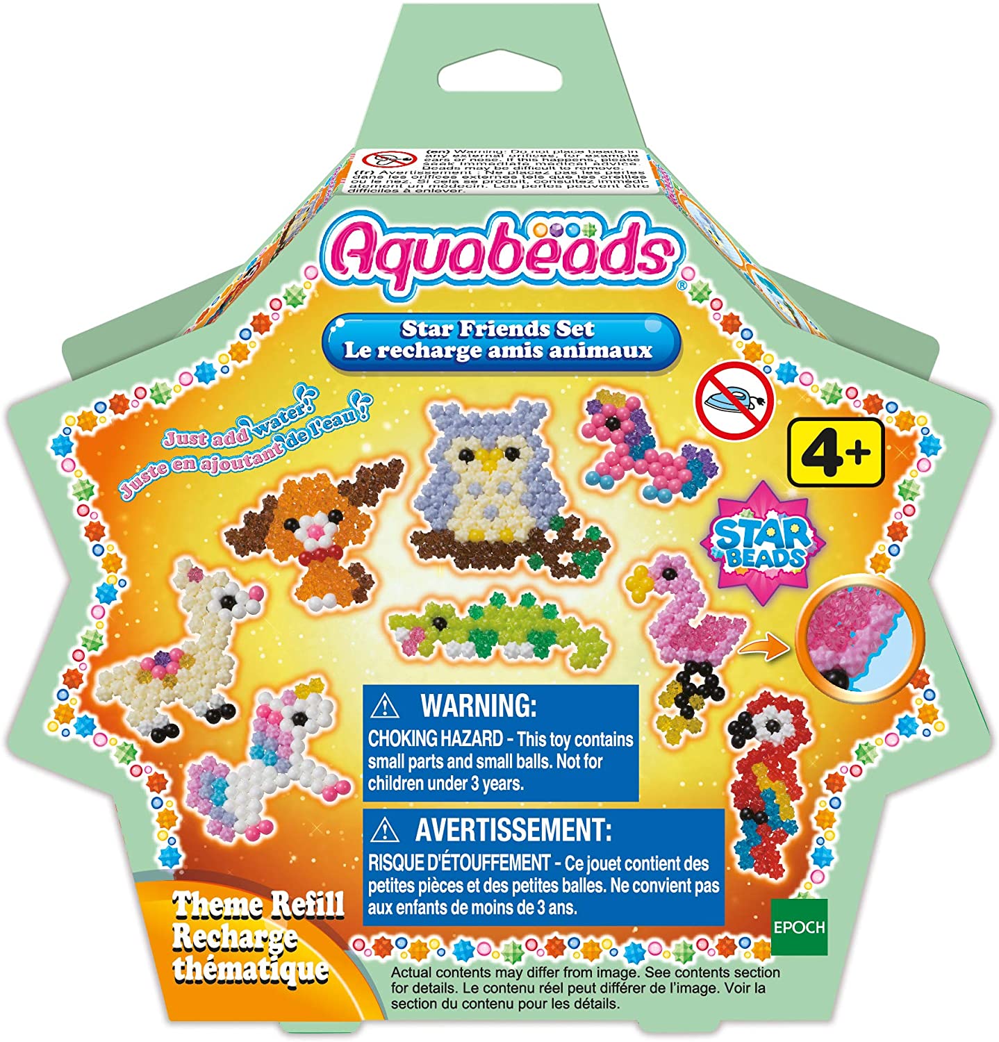 Aquabeads Star Friends Set, Art & Craft Bead kit 31602, Multicolored, Large