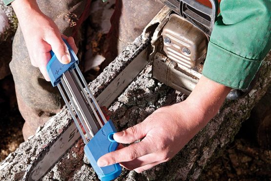 Pferd 11098055 Chain Saw Sharpener, Silver/Blue, 5.5 mm - Image 3