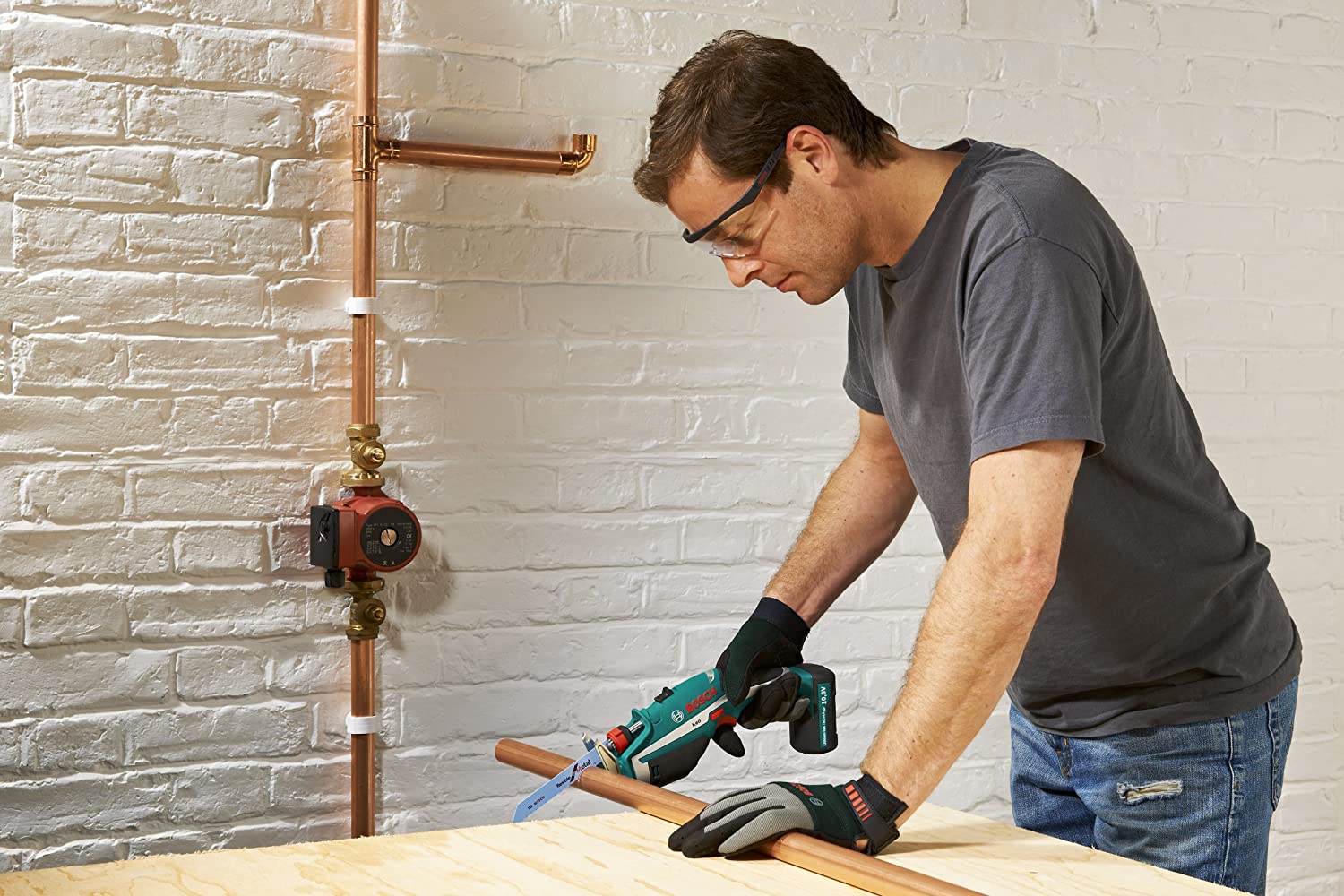 Bosch Cordless Garden Saw Keo (with Integrated 10.8 V Lithium-Ion Battery, in Carton Packaging), Green, Garden saw 10,8 V - Image 3