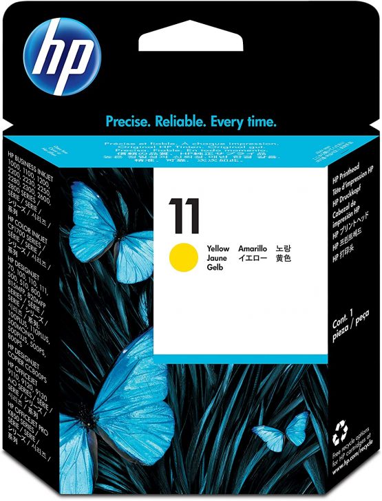 HP C4813A 11 Printhead, Yellow, Single Pack
