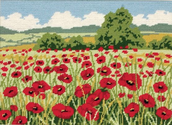 Anchor MR76972 Tapestry-Poppy Field, Multi, 23 x 30cm - Image 2