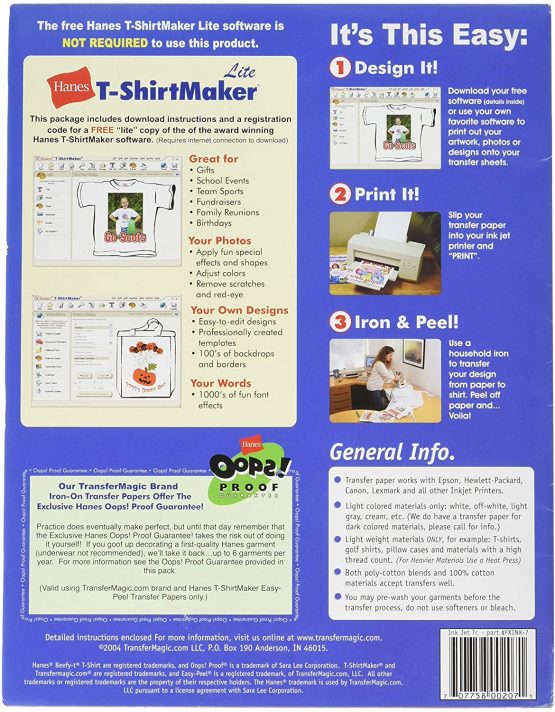 Transfer Magic 8.5 x 11-inch Ink Jet Transfer Paper, Pack of 7 - Image 2