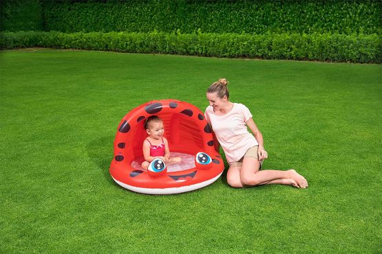 Bestway Shaded Play Pool 52189 Paddling Pool with Sun Canopy 97 x 66 cm Assorted Colours - Image 3