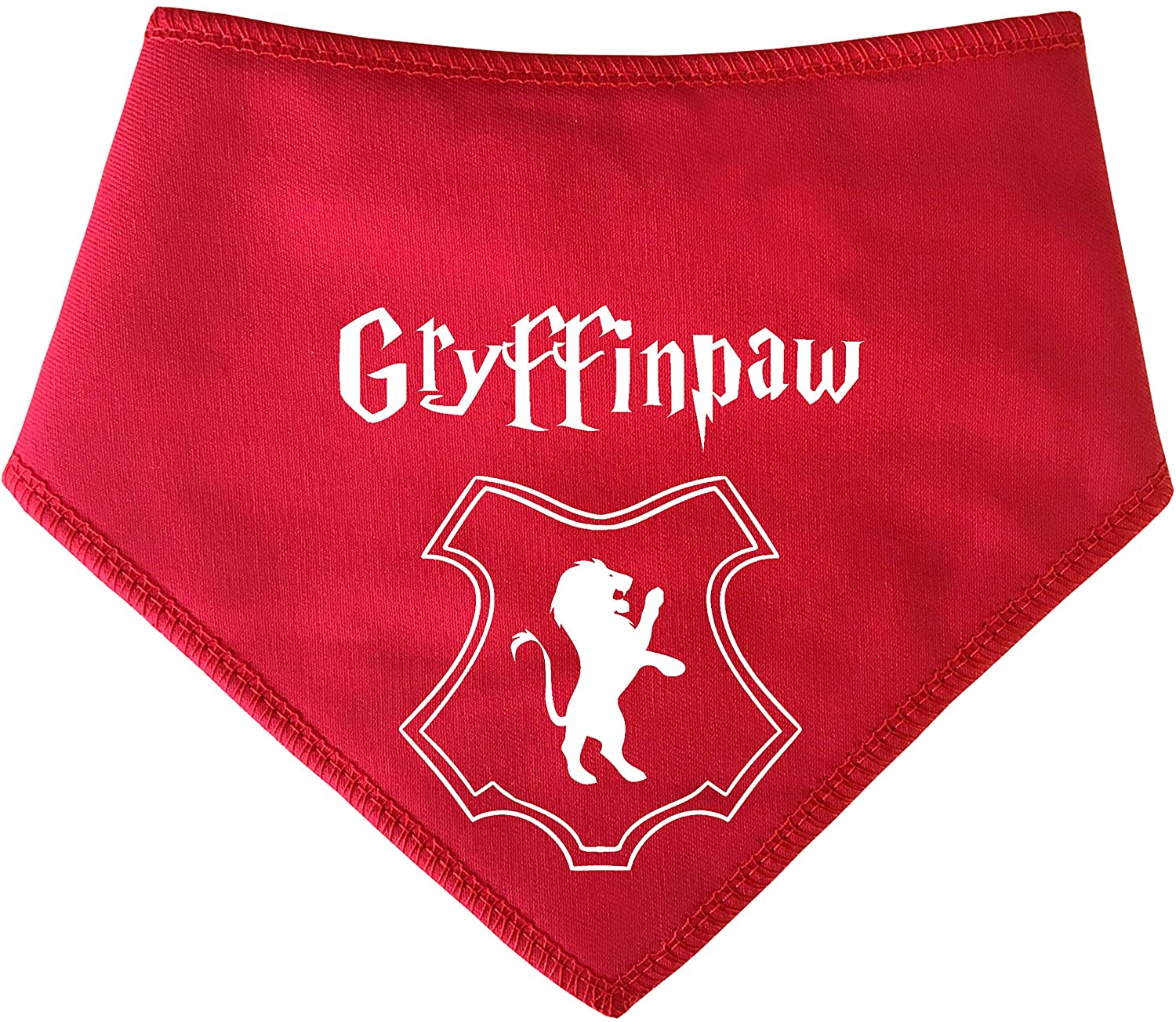 (S2) Gryffinpaw House Red Dog Bandana – For Gryffindor Harry Potter ...