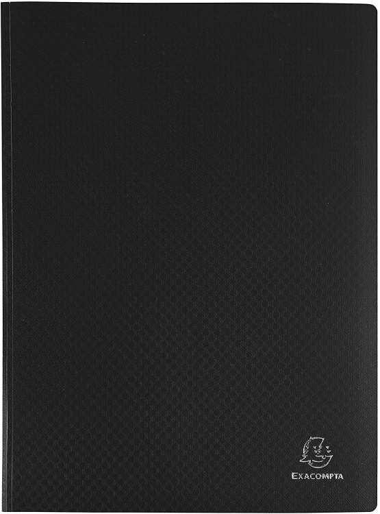 Exacompta Semi-rigid PP Display Book A4 40 Pockets Black