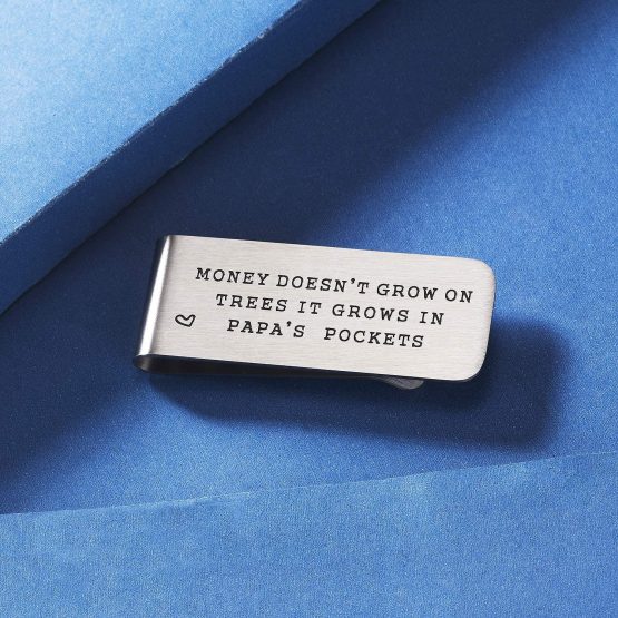 CJ&M Papa Money Clip - Papa Gift - Daddy Money Clip - Gift for Dad - Father's Day Gift - Pawpaw Gift - Dad Gift - Dad Money Clip - Image 4