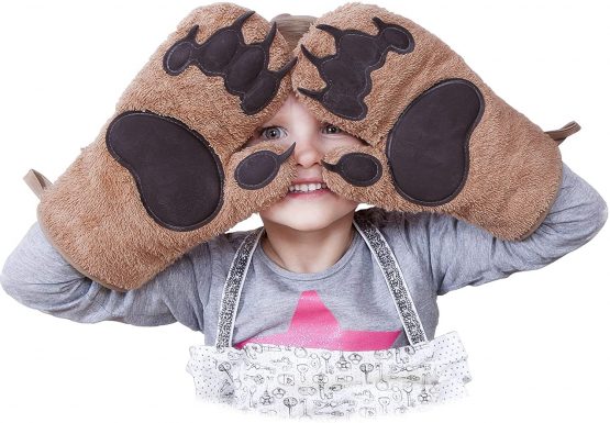 Designer Bear oven gloves, model 2017, long, oven mitts, pot gloves, baking gloves, kitchen gloves, 1 pair - Image 2