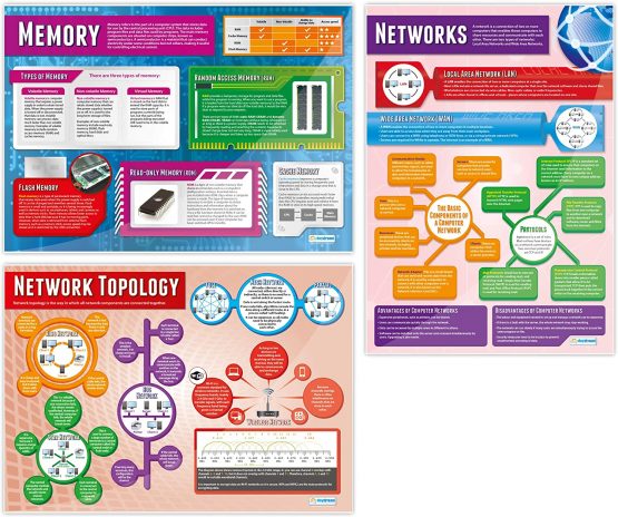 Computer Systems and Networks Posters - Set of 7 | Computer Science Posters | Gloss Paper measuring 850mm x 594mm (A1) | STEM Posters for the Classroom | Education Charts by Daydream Education - Image 3