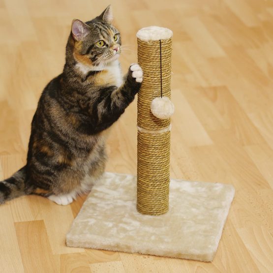 Rosewood Turin Cat Scratcher/Post, tan - Image 2