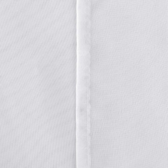 Deconovo Home Decorations Semi Transparent Curtain Voile Panels Back Eyelet Curtains Voile Sheer Curtains for Window 55 x 71 Inch White Two Panels - Image 4