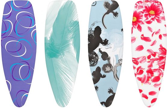 Brabantia Size D (135 x 45cm) Replacement Ironing Board Cover with Thick 8mm Padding - Assorted Colourful Mixed Styles (Selection is Random, x1 Cover Only)