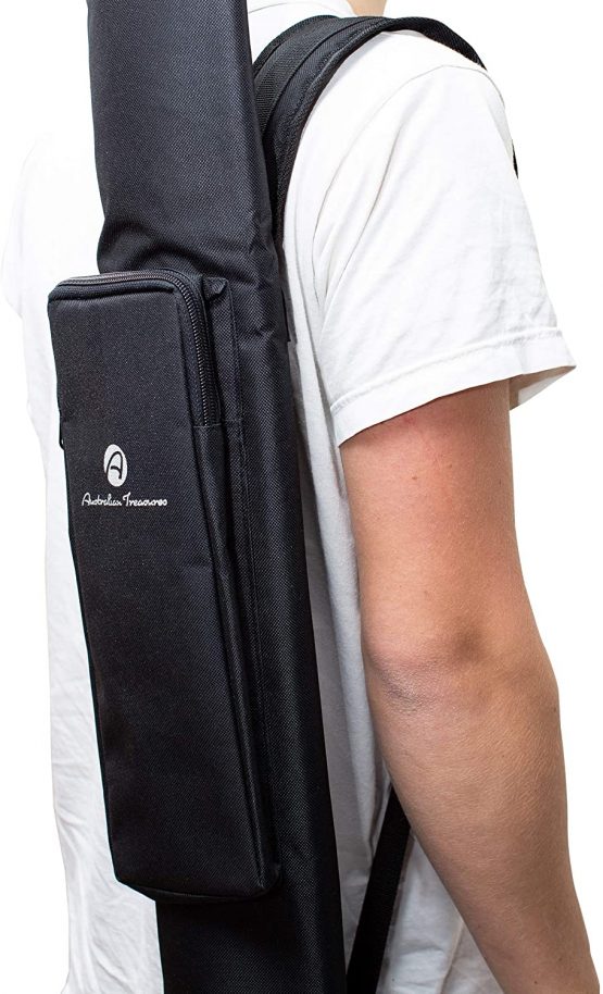 Australian Treasures - DIDGERIDOOBAG 160 cm - Nylon PRO Didgeridoo bag bell Ø 17 cm. Adjustable shoulder strap - Image 2