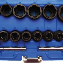 BGS 5269 | Special Socket Set / Screw Extractors | 12.5 mm (1/2") Drive | 8 - 27 mm | 16 pcs.