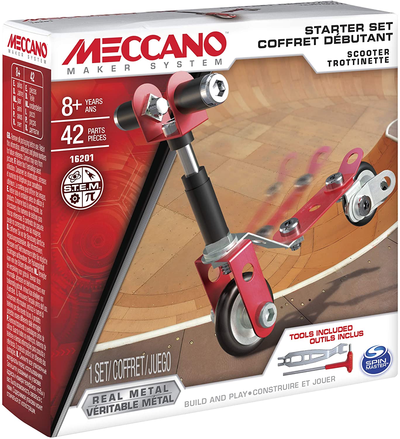 Meccano Starter Set Scooter 42 Pieces - Image 3