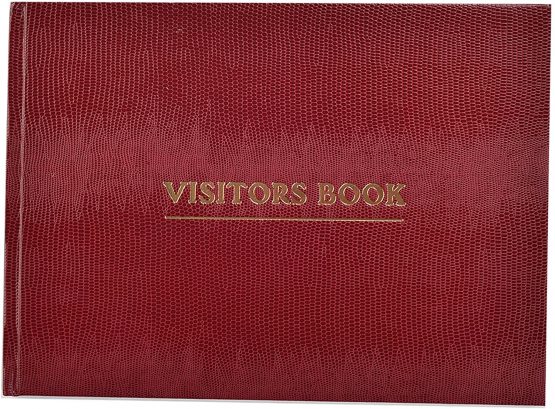 Arpan Deluxe Visitor Book for Business/Hotels/Guest Houses/Reception (Burgundy)
