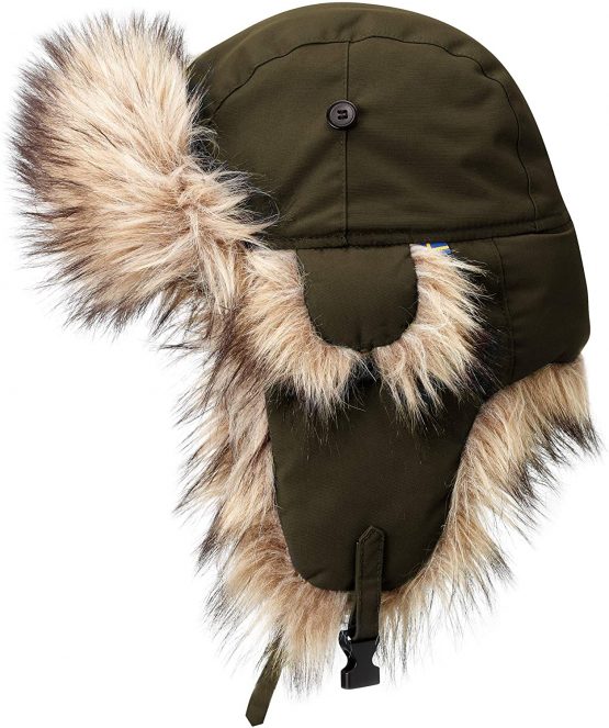 Fjallraven Unisex's Nordic Heater Hat, Dark Olive Green, M