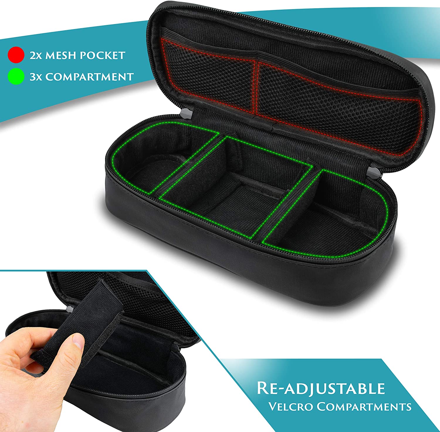 Electrolly Cable Organiser Bag – Accessory Carrier for Travelling ...